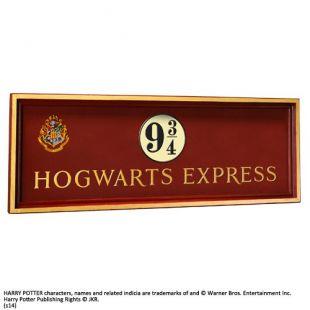 La Noble Collection Platform 9 3/4 Sign