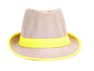 Leisial Unisexe Panama Chapeau de Paille Chapeau de Soleil Anti-Soleil Respirant Anti UV pour Été Loisir Voyage(Beige)