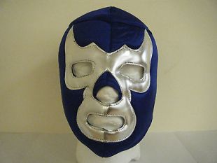 MASQUE DE CATCH MÉXICAIN BLEU DÉMON NEUF ADULTE LUTTE LUCHA LIBRE LUCHADOR