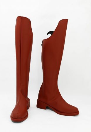 CBS TV Supergirl Kara Danvers Cosplay Prop Shoes Rain Boots Kneeboots Jackboots