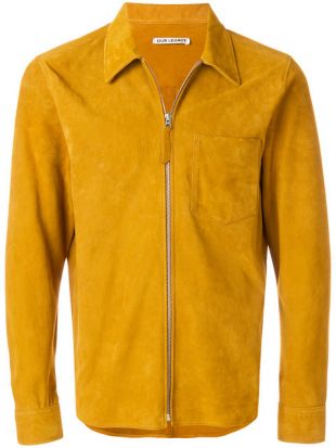 Our Legacy Veste Zippée En Daim   Farfetch