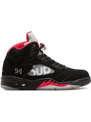 Supreme Baskets Air Jordan 5 Retro Supreme   Farfetch