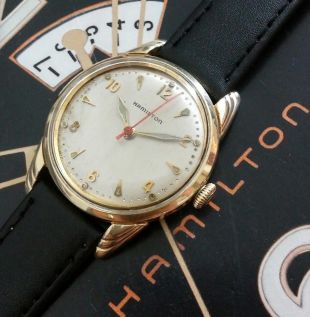 Vintage 1952 Mans Hamilton LYNDON Hand Wind Fully Serviced Ready To Wear