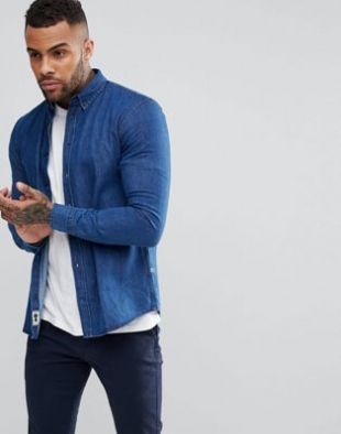 Kronstadt   Johan   Chemise en jean at asos.com