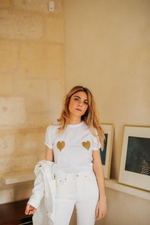 T-shirt Santa Coeurs  Elise Chalmin