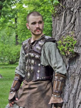 Leather vambraces Uhtred 