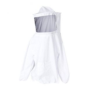 Blouse Costume Équipement de Protection Professionnel Anti Abeille pour Apiculture Apiculteur - Blanc