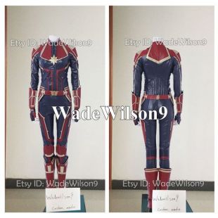 Captain Marvel Ms Marvel Carol Danvers Cosplay Costumes taille artisanat