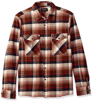 Brixton Men's Hayes Relaxed Fit Long Sleeve Flannel Shirt