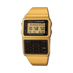 Montre Casio Calculette Dorée