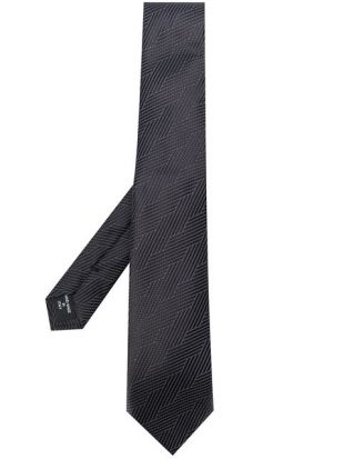 Giorgio Armani Cravate à Motif De Chevrons