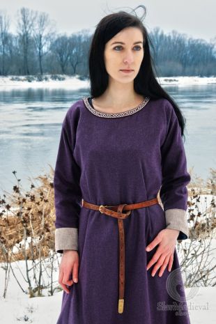 SlavMedievalShop - Robe médiévale tôt fait de laine. Réalisé sur mesure ...