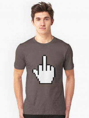 ‘baise toi’ T shirt by mahalitta
