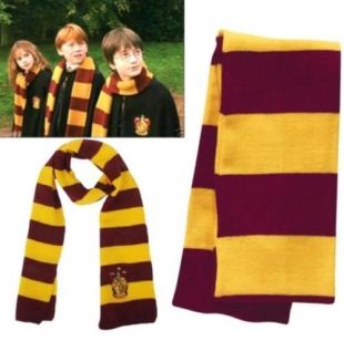 Harry Potter Gryffindor House Cosplay Knit Warm Cotton Costume Scarf Wrap Gift