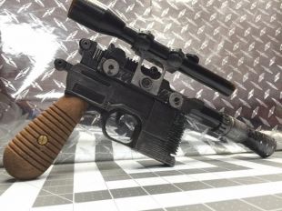 Star Wars Blaster Han Solo DL 44 Cosplay Gun Prop Blaster 3D imprimé ou coulé en résine