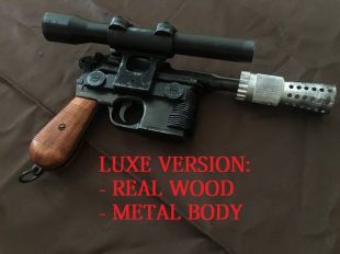 Star Han Solo Blaster dl-44 1/1 replica Cosplay collection luxury promo VERSION