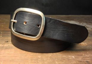 Bouton pression en cuir noir ceinture   Handmade in USA   garçons d’honneur mariage plein Grain cuir ceinture unisexe