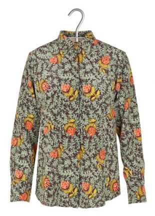 CHEMISE COL CLASSIQUE IMPRIMÉE EN SOIE