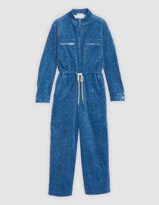 Combinaison pantalon en velours côtélé