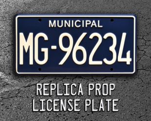 The Walking Dead | Rick Grimes’ King County Sheriff Car | MG-96234 | Metal Stamped Replica Prop License Plate