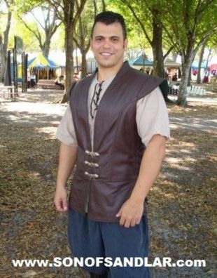 Huntsmen Jerkin, Leather Steam punk, Armor