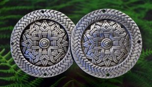 Fermoir en étain Cape Viking celtique | Bijoux Viking | Bijoux nordique | Bijoux médiévaux | Bijoux artisanaux | par étain coulé au Trésor