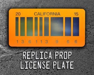 Back to the Future 2 | Delorean | 2015 | Metal Stamped Replica Prop License Plate