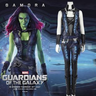 Gardiens de la Galaxie : costume cosplay de Gamora en cuir