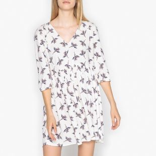 Robe courte imprimée FLOWER
