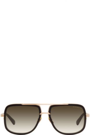 Dita   Black & Gold Mach One Sunglasses