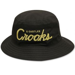 Crooks & Castles Team Crooks Bucket Hat Black