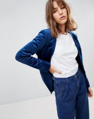 Selected   Velie   Blazer en velours