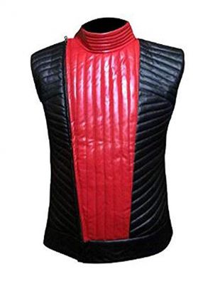 WWE Shinsuke Nakamura Red and Black Vest (m)