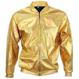 Veste aviateur Large dorée