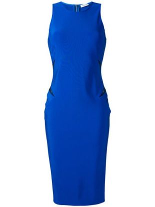 Mugler Robe Cintrée Sans Manches   Farfetch