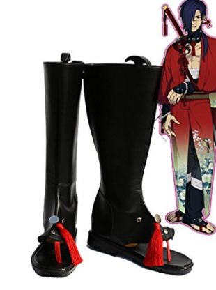 LYLAS Custom Made Cosplay Boots - Black White Shoes Boots Accessories - View #8