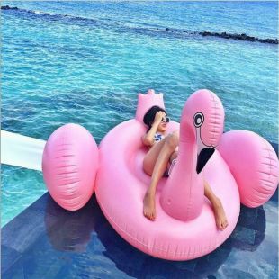 Bouéee Flamant Rose Gonflable, Gonflable Flamingo Géant pour Piscine... | eBay