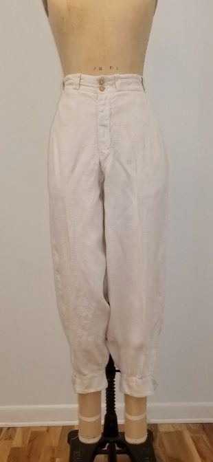 Linen pants from 1920s/1930s