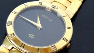 GUCCI Gold Plated Quartz Men's Watch 3300M