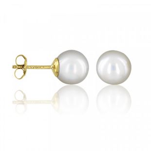 Boucles d'oreilles Or 375/1000 Perle de culture - CLEOR