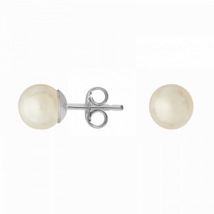 Boucles d'oreilles Argent 925/1000 Perle - Cleor