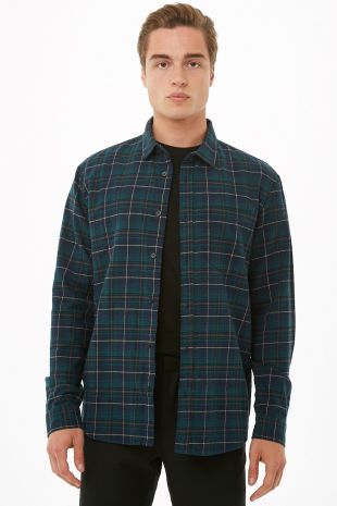 Fitted Plaid Flannel Shirt | Forever 21