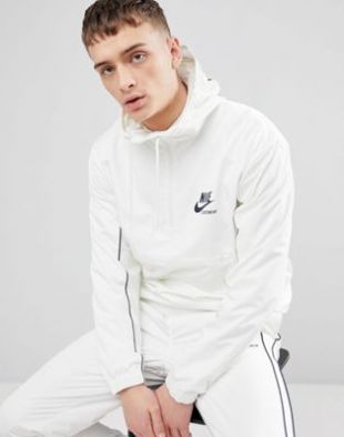 Nike Archive Woven Jacket In White 941877 133 at asos.com