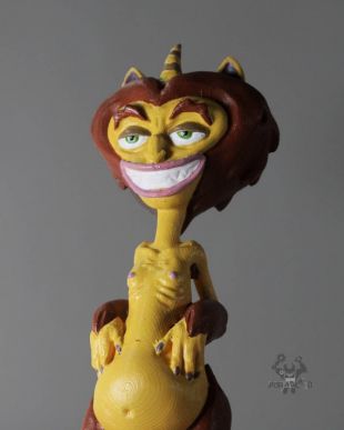 Maurice Hormone Monster Big Mouth impression 3d Figure réplique Forjadict3d. Fanart.