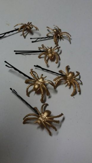 Golden Spider cheveux Bobbies lot de 6 !!!