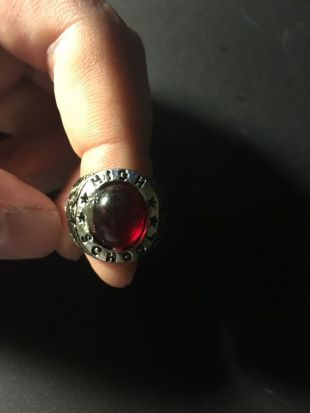 années 1960 vintage bague High School