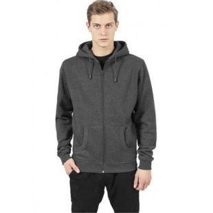Sweat zippé capuche coupe regular