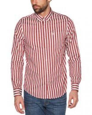 Original Penguin Two-Tone Vertical Striped Button-Down Shirt