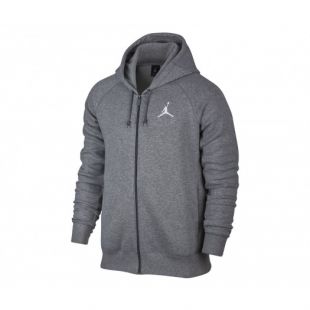 Jordan - Veste à Capuche Nike Jordan Flight Gris 