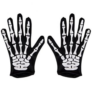 Kangaroo Halloween Accessories - Skeleton Gloves